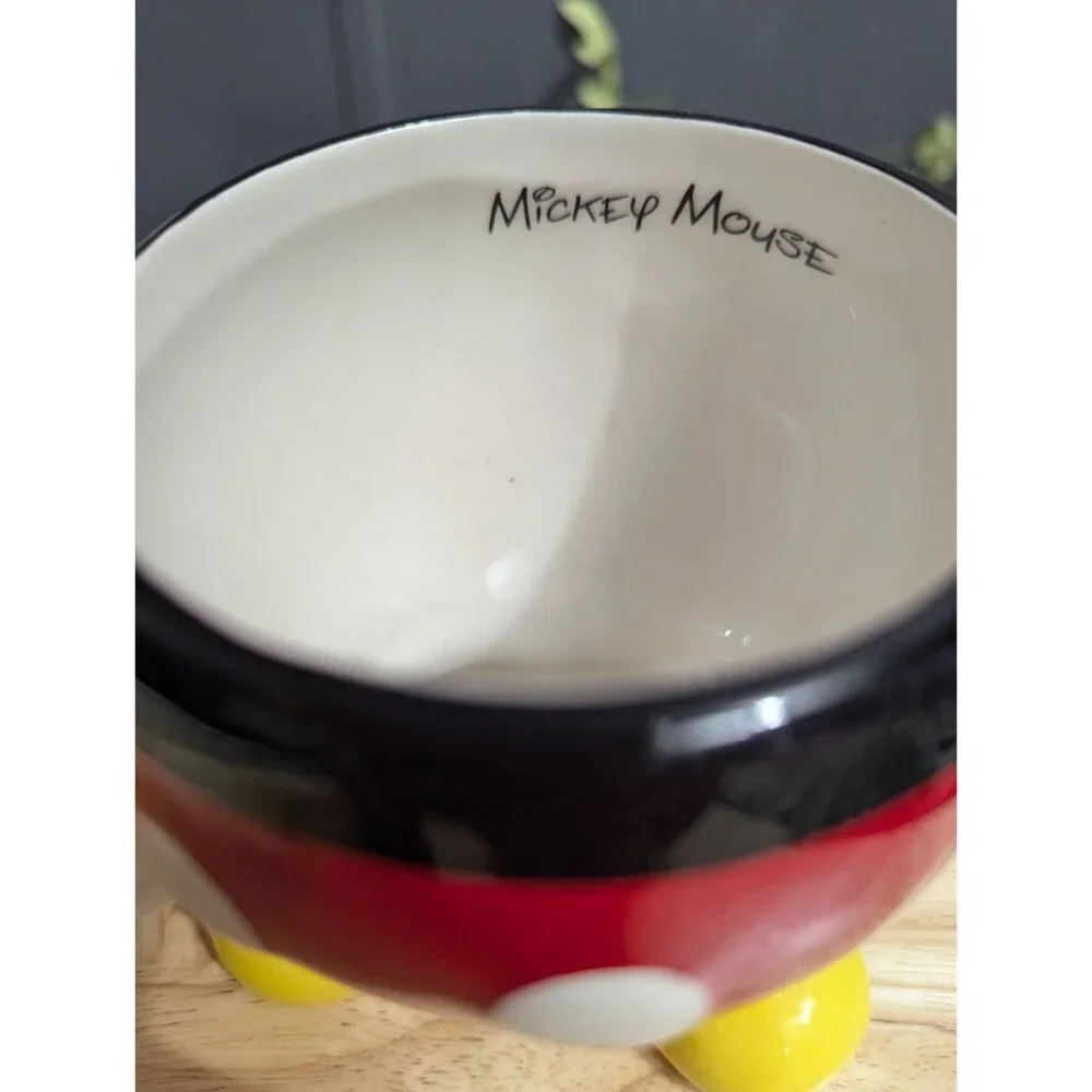 Disney Mug Mickey Mouse pants arm‎ handle 4 inch M.Z Berger & Co Handwash Only